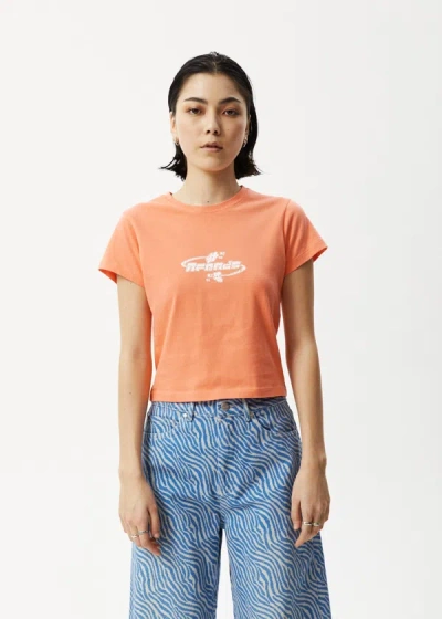 Shop Afends Baby T-shirt In Orange
