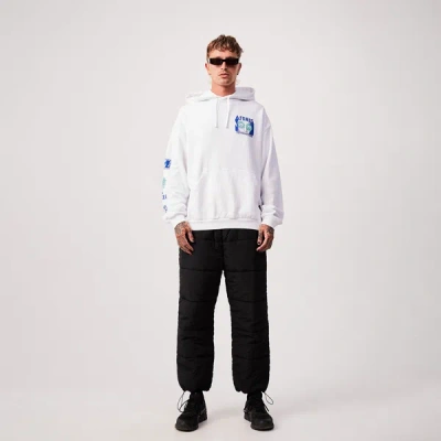 Shop Afends Organic Graphic Hoodie In White