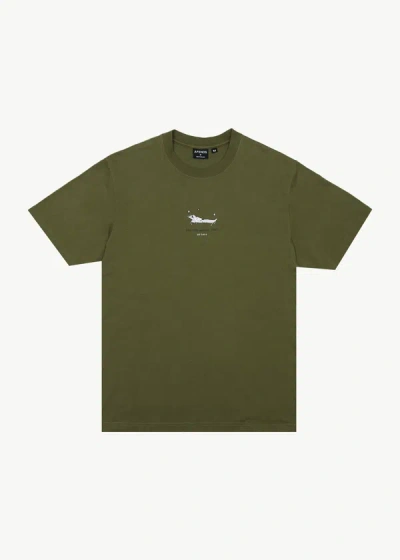 Shop Afends Retro Fit Tee In Green