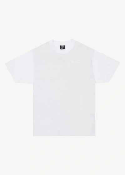 Shop Afends Hemp Boxy Logo T-shirt In White