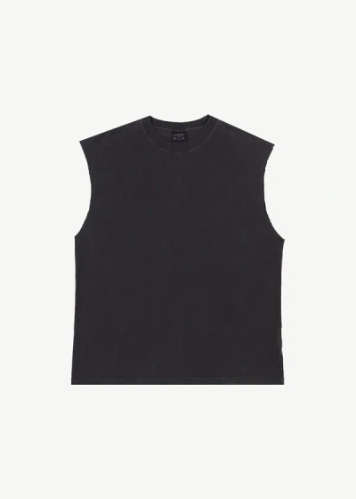 Shop Afends Hemp Sleeveless T-shirt In Black