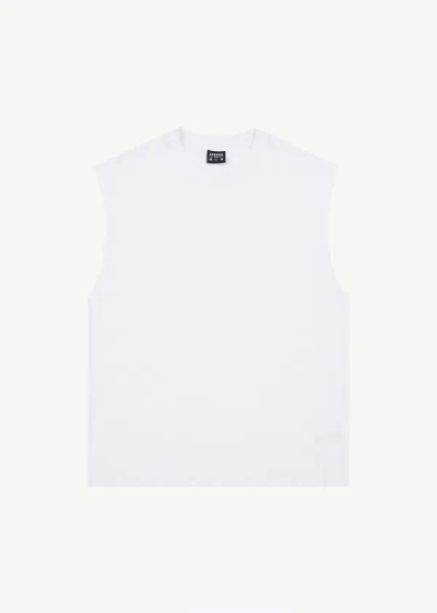 Shop Afends Hemp Sleeveless T-shirt In White