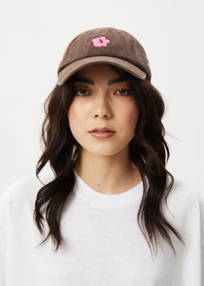 Shop Afends Panelled Cap In Brown