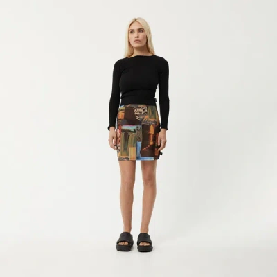 Shop Afends Recycled Sheer Mini Skirt