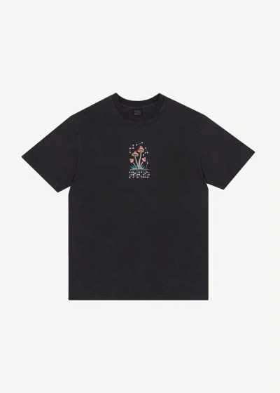 Shop Afends Retro Graphic T-shirt In Black