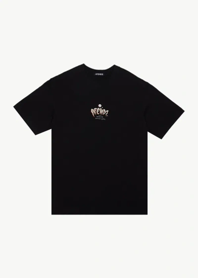 Shop Afends Retro Fit Tee In Black