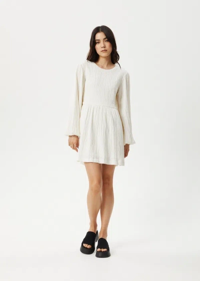 Shop Afends Seersucker Mini Dress In White