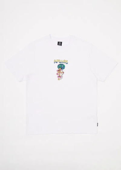 Shop Afends Retro Graphic T-shirt In White