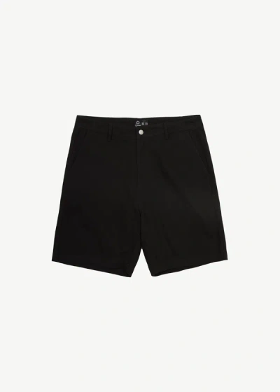 Shop Afends Recycled Chino Shorts In Black
