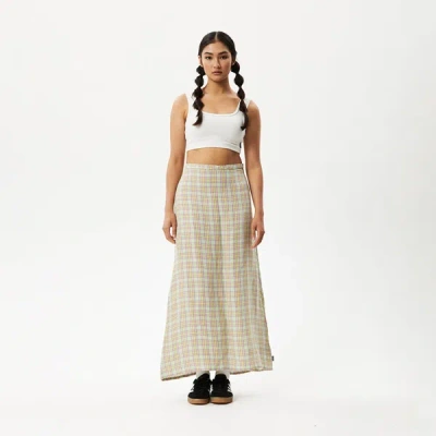 Shop Afends Maxi Skirt In Green