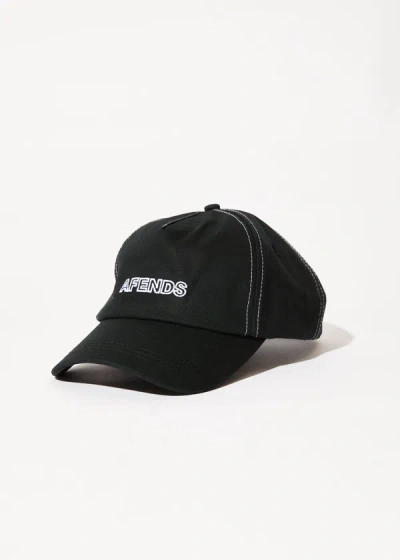 Shop Afends Recycled Trucker Cap In Black