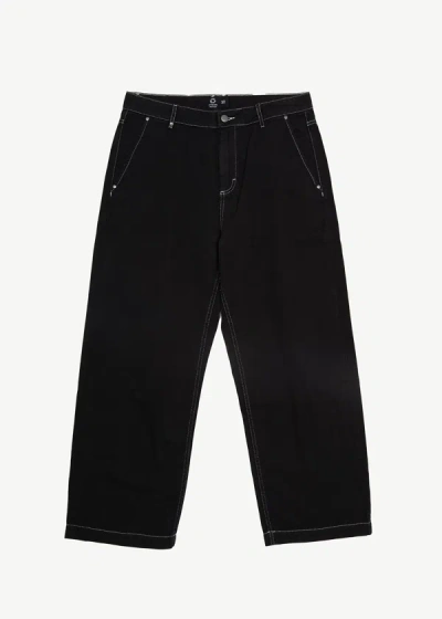 Shop Afends Recycled Baggy Pants In Black