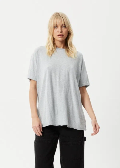 Shop Afends Hemp Oversized T-shirt In Grey