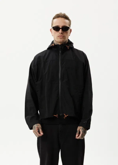 Shop Afends Unisex Recycled Spray Jacket In Black