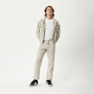 Shop Afends Unisex Organic Denim Jacket In Grey
