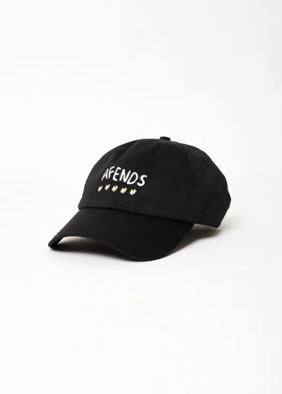Shop Afends Recycled Baseball Cap In Black