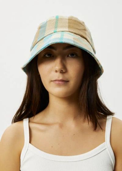 Shop Afends Hemp Reverse Fleece Bucket Hat In Brown