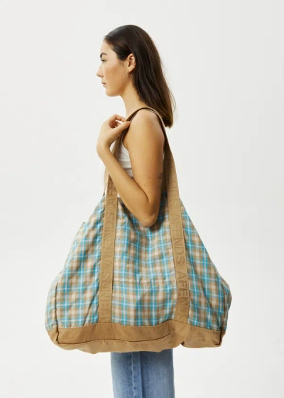 Shop Afends Hemp Oversized Tote Bag In Brown