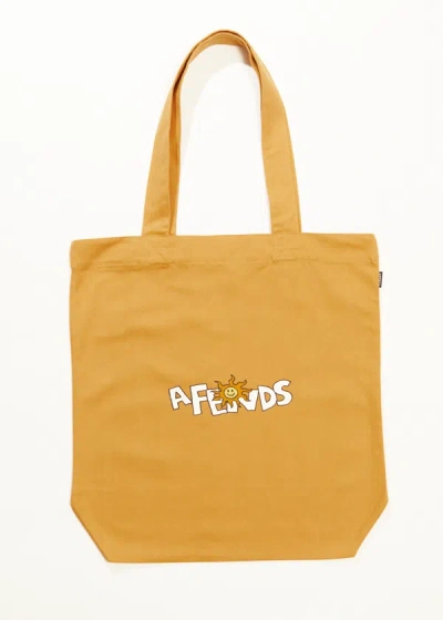 Shop Afends Tote Bag In Yellow