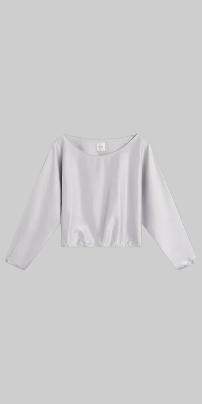 Shop Leset Barb Long Sleeve Blouson