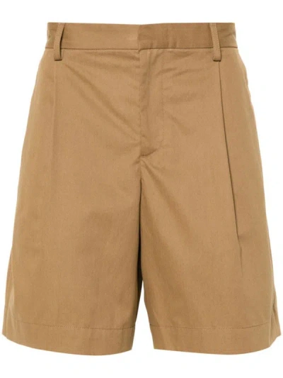 Shop Apc A.p.c. Shorts In Cab Camel