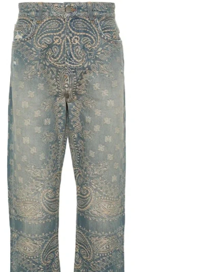 Shop Amiri Jeans In Crafted Indigo
