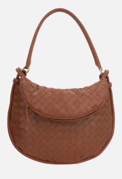 Shop Bottega Veneta "hobo Gemelli" Medium Shoulder Bag In Brown