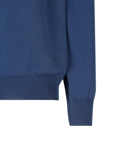 Shop Fay Sweaters In Blu Elettrico