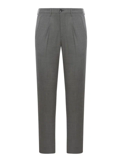 Shop Incotex Regular & Straight Leg Pants In Grey