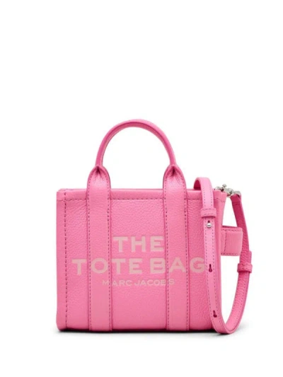 Shop Marc Jacobs The Mini Tote  Bags In Pink & Purple
