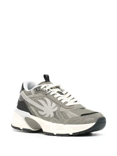Shop Palm Angels Sneakers Pa 4 Shoes In Grey