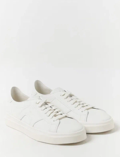 Shop Santoni Sneakers In Cream