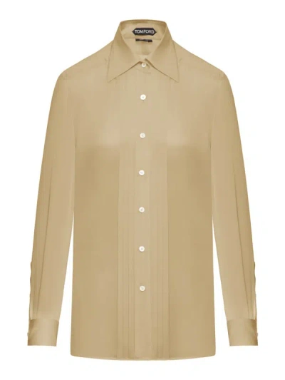 Shop Tom Ford Shirt In Nude & Neutrals