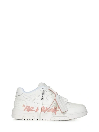 Shop Off-white Sneakers Out Of Office ''for Walking''  In Bianco