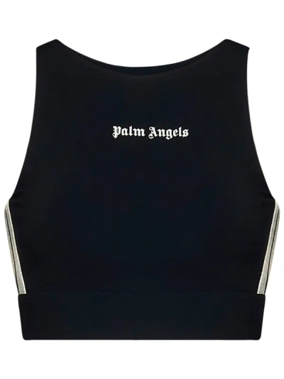 Shop Palm Angels Top In Nero