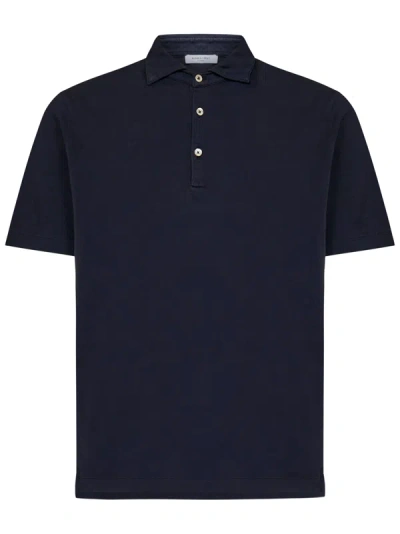Shop Boglioli Polo Shirt In Blu
