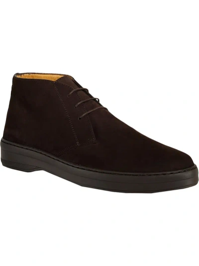 Jack Erwin Reade Mens Nubuck Ankle Chukka Boots In Brown