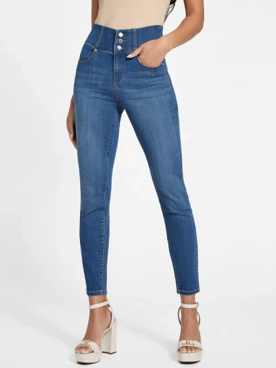 Shop Guess Factory Eco Milan Skinny Jeans In Blue