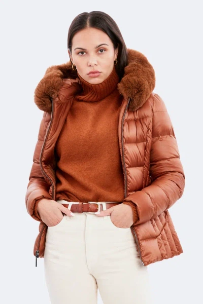 Shop Dawn Levy Nikki - Shearling In Brown