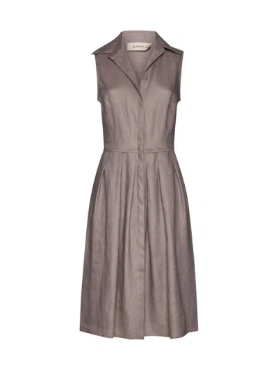 Shop Blanca Vita Dresses In Dove Grey