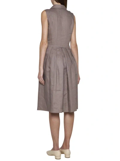Shop Blanca Vita Dresses In Dove Grey