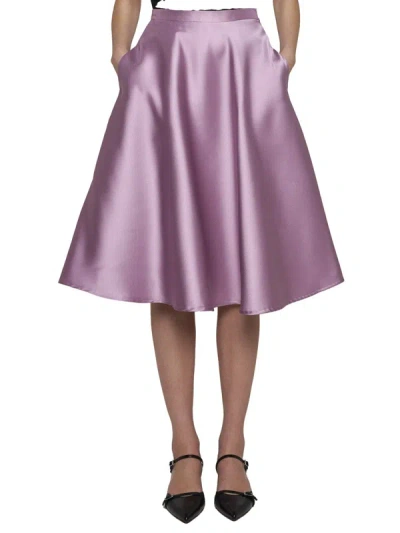 Shop Blanca Vita Skirts In Lilac