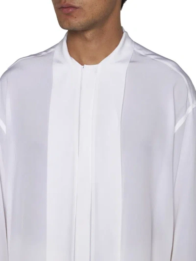 Shop Dolce & Gabbana Shirts In Bianco Otticco