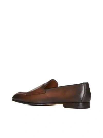 Shop Doucal's Flat Shoes In Wood + F.do T.moro