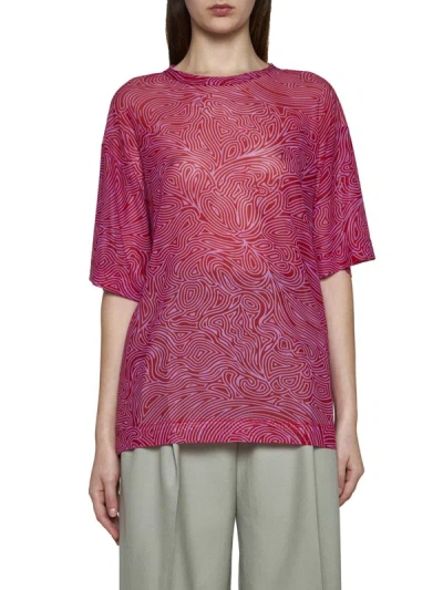 Shop Dries Van Noten T-shirts And Polos In Red