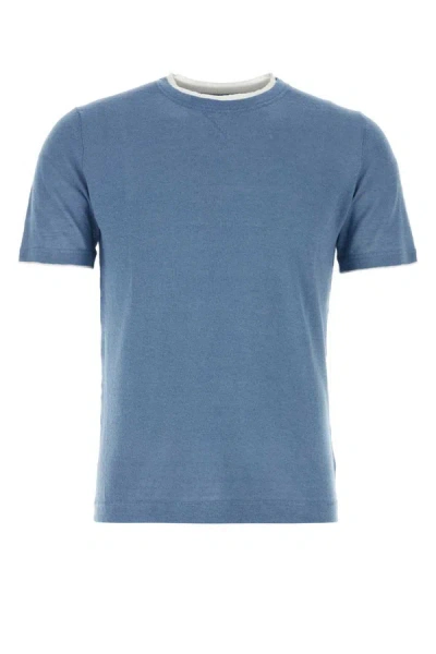 Shop Fedeli Shirts In Blue