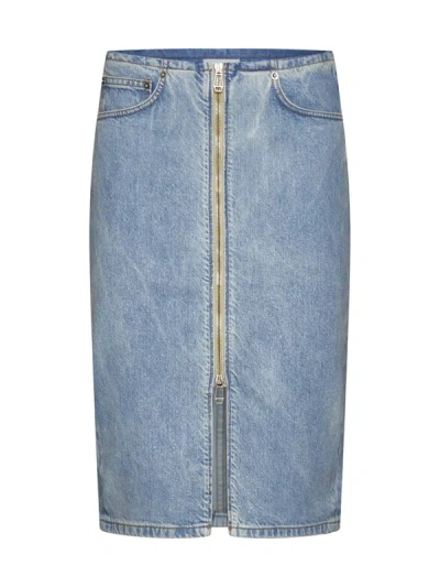 Shop Haikure Skirts In Bleach Blue