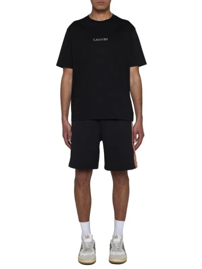 Shop Lanvin T-shirts And Polos In Black