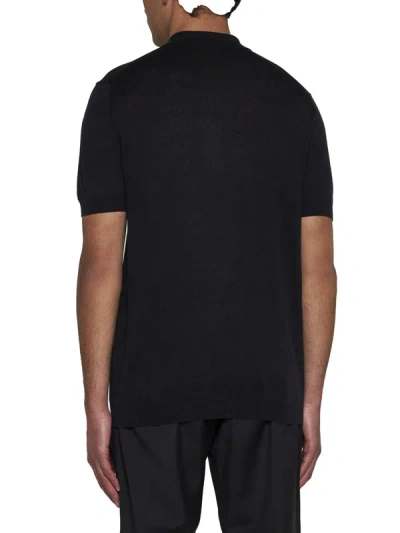 Shop Low Brand T-shirts And Polos In Jet Black