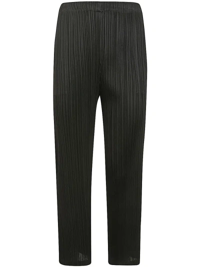 Shop Issey Miyake Pleats Please  Monthly Colors Febraury Pants Clothing In Black